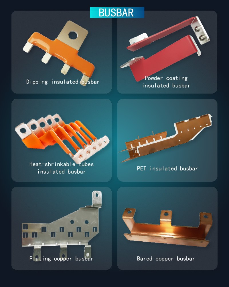 Tin Plated Copper Busbars for Electrical Perforated Copper Bar