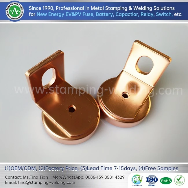 Copper End Cap for Ceramic Fuse