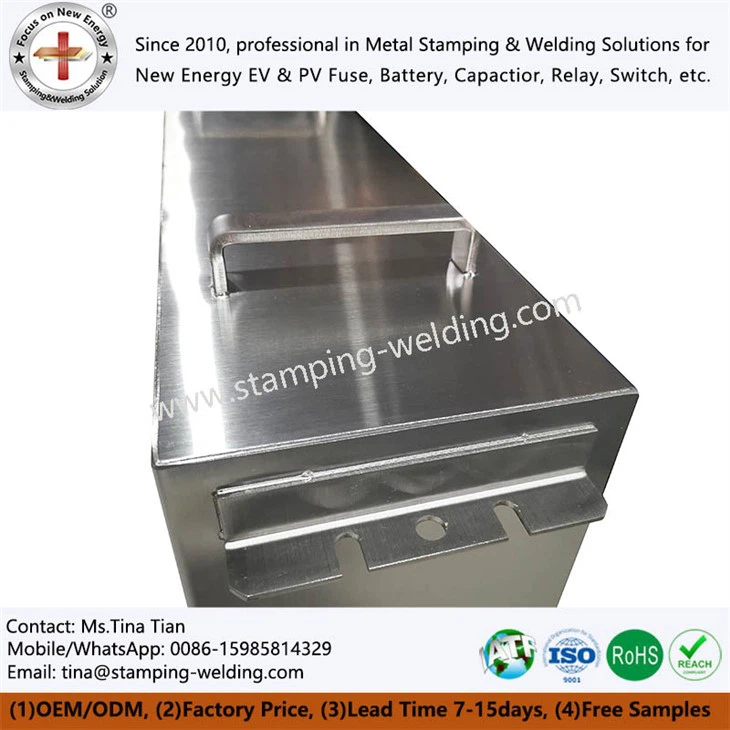 Stainless steel housing for power capacitor