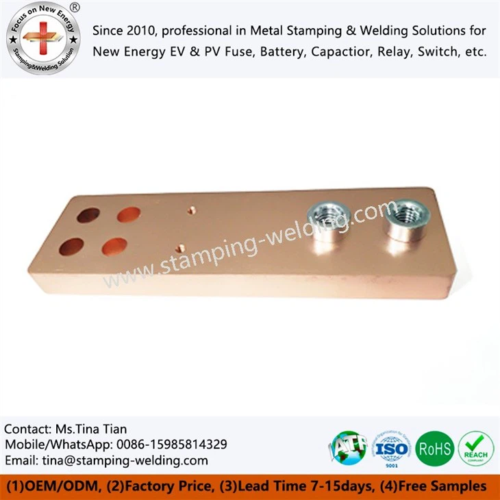 Riveted Nut Copper Busbar