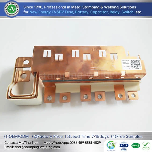Copper BusBar with PET Film Insulated